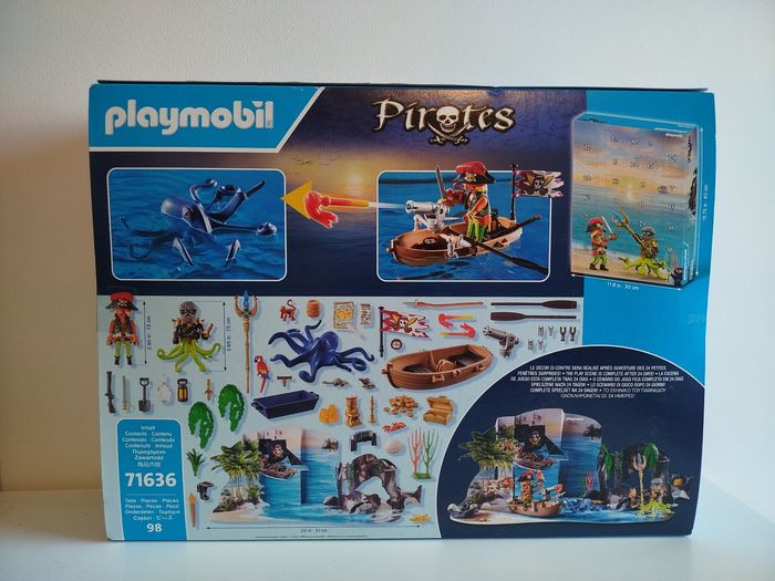 Calendrier de l'avent Playmobil pirates (71636) - photo numéro 2