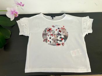 T-shirt fille 4 ans ikks parfait état