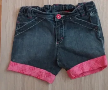 Short en jean gris converse 6 ans