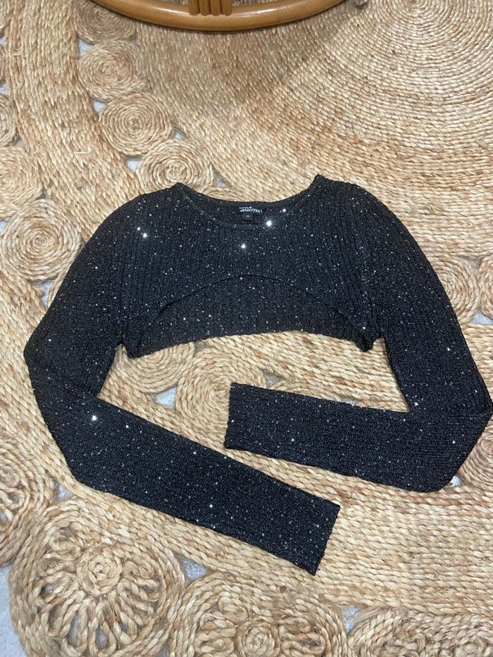 Gilet à paillettes taille xs jennyfer