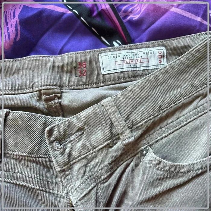 Pantalon style velours taille 40 marque edc - photo numéro 3