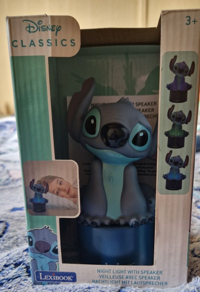 Veilleuse avec speaker Stitch