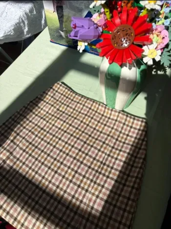 Jupe à carreaux