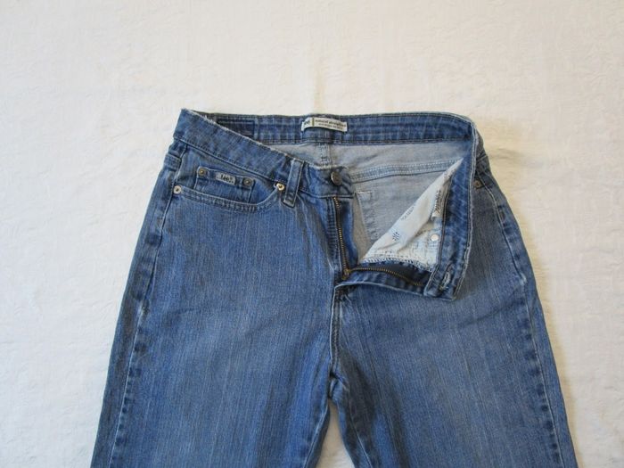 Jean femme LEE coupe Straight Leg High Rise Taille 36 W27 L29 Bleu (J261) - photo numéro 4