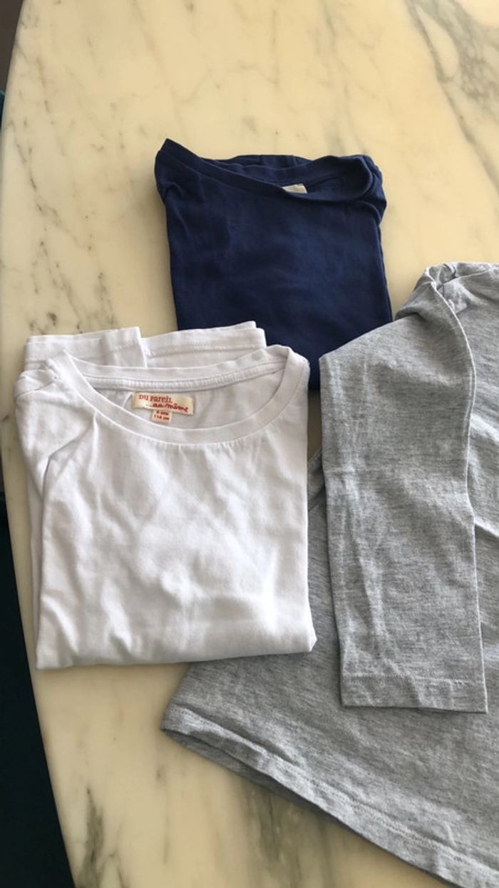 Lot de 5 maillot de corps du pareil au même taille 6 ans - photo numéro 3