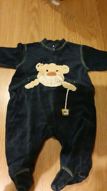 pyjama 3 mois velours