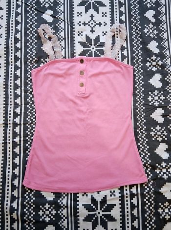 Débardeur rose femme taille S
