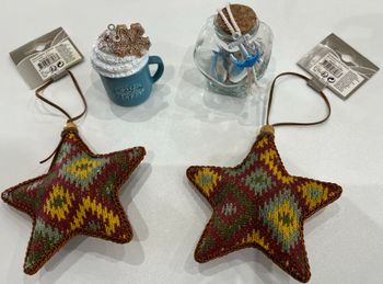 Lot de 2 suspensions étoile