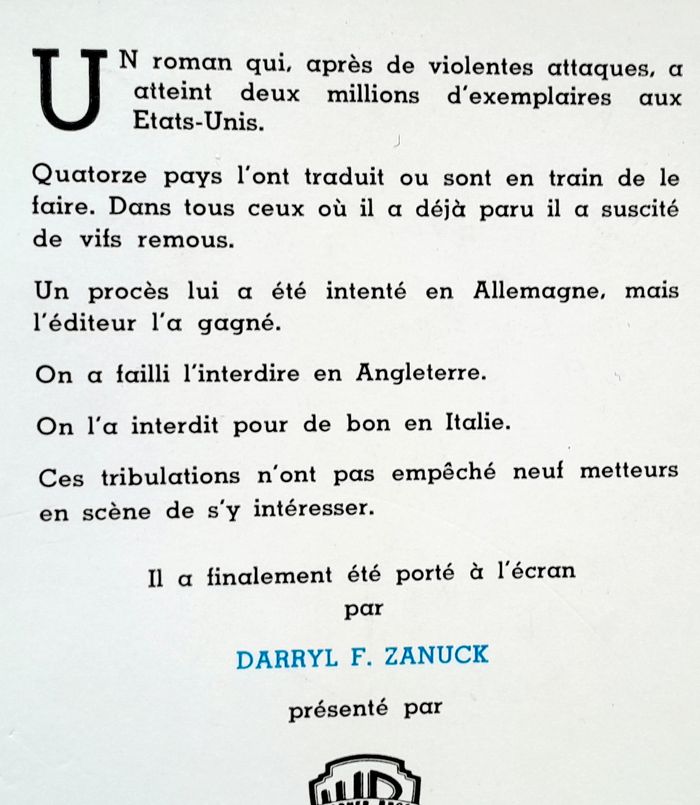 Irving Wallace - le rapport Chapman - photo numéro 4