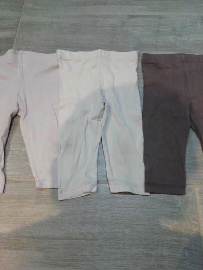3 Leggins 12 mois fille - photo numéro 3