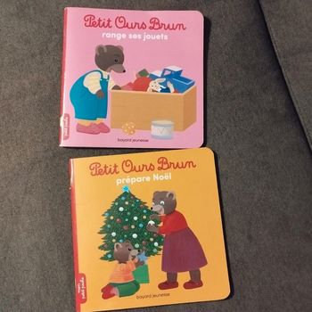 2 livres Petit ours brun