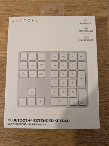Clavier étendu bluetooth extended keyboard Satechi neuf scellé