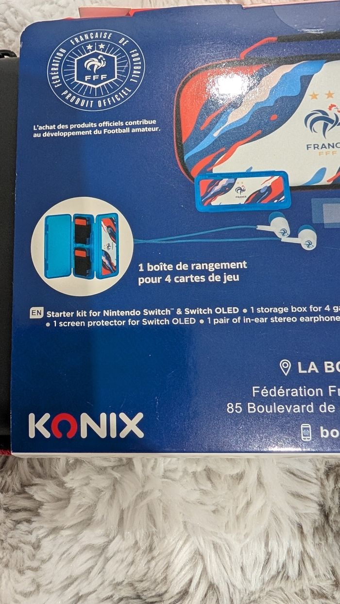 Kit housse de transport Équipe de France de Football Konix neuf - photo numéro 4