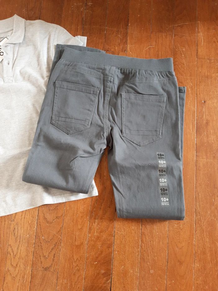 Polo 10ans + pantalon 10ans+ neufs - photo numéro 5