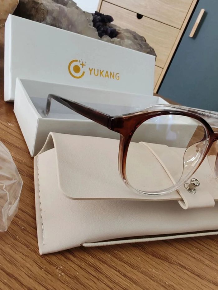 Lunette anti reflet lumière bleu avec accessoires - photo numéro 4