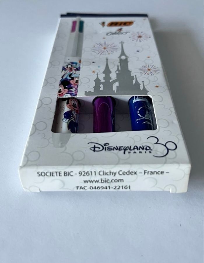 Set 3 stylos BIC 30e anniversaire Disneyland Paris - photo numéro 3