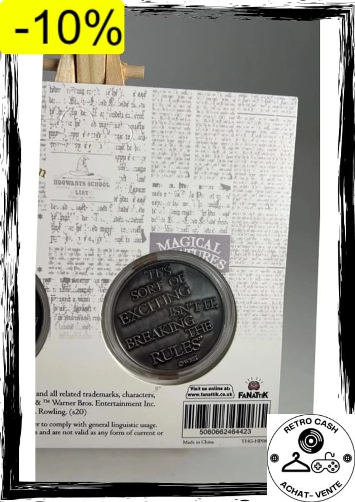 Fanattik THG-HP07 Harry Potter Dumbledore Army Collectible Coin Set - photo numéro 5