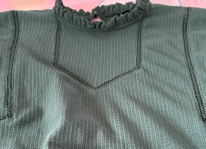 Blouse verte - photo numéro 3