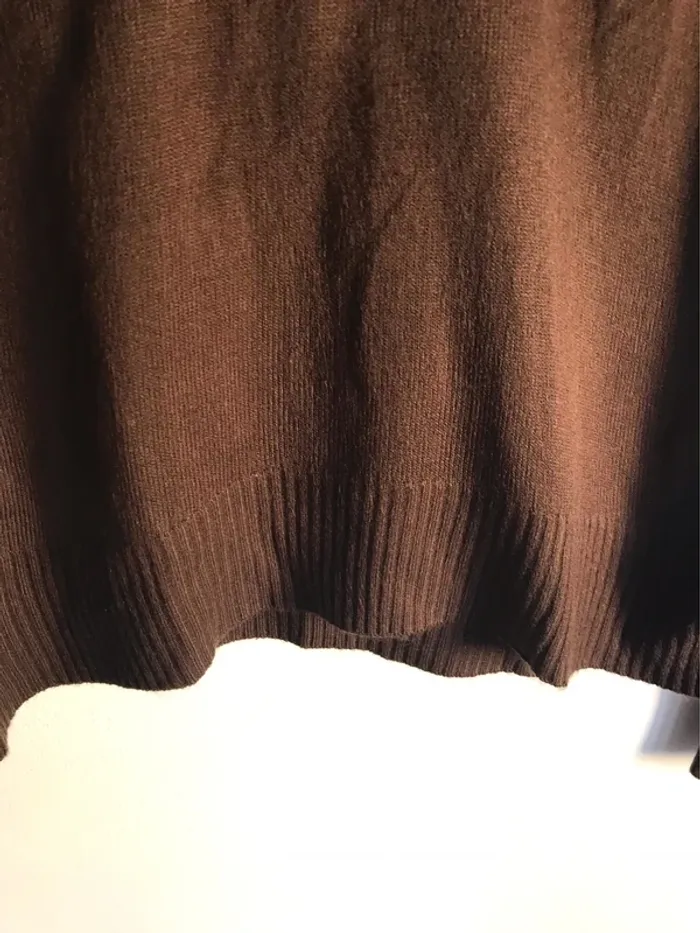 Sweat léger à capuche marron foncé 14 ans - photo numéro 4