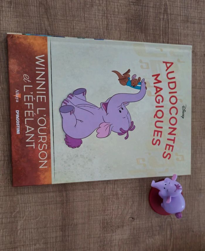 Winnie L'ourson et l efelant collection audiocontes Magiques disney altaya