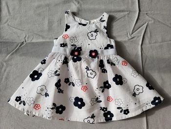 Robe à fleurs 3 mois