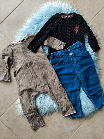 🍪 lot fille 23 et 24 mois combinaison et ensemble