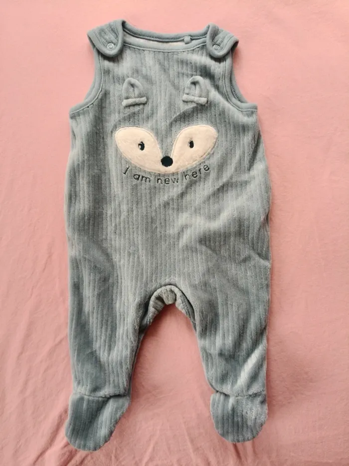 Salopette mixte C&A bleue renard 56 cm - photo numéro 7