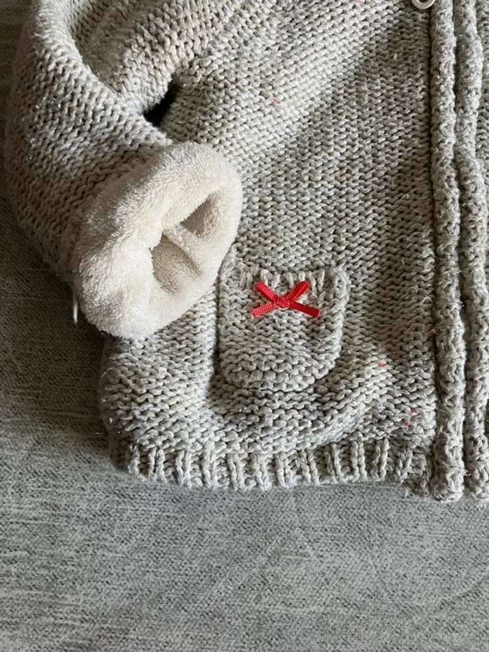 Veste polaire à capuche Orchestra – Taille 12 mois - photo numéro 2