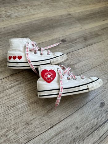 Converse all star cœur taille 24