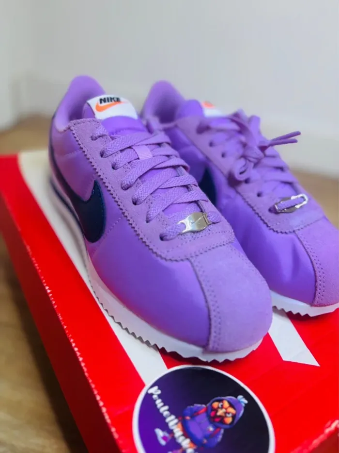 Nike Cortez Vintage TXT Pink Navy Taille 38 - photo numéro 3