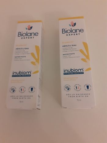 Pâte à l'eau Biolane expert