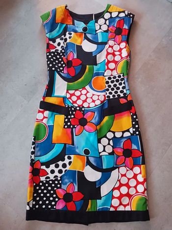 Robe colorée faite par une couturière 36/38