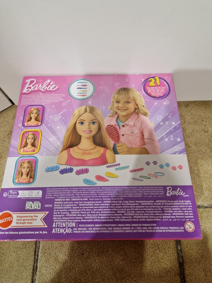 Tête à coiffer Barbie - photo numéro 2