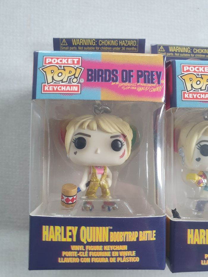 Lot porte clé pop Harley quinn cd comics - photo numéro 2