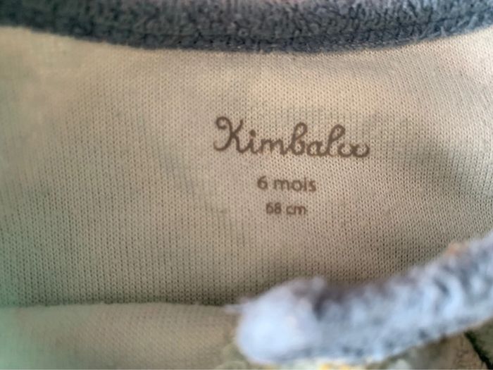 Pyjama velours 6 mois - photo numéro 4