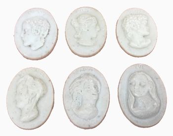 Années 1970 Publicité Collection Total   6 Camées  Les amours célèbres 