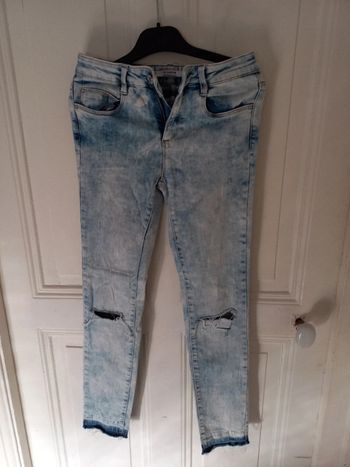 Jean skinny délavé