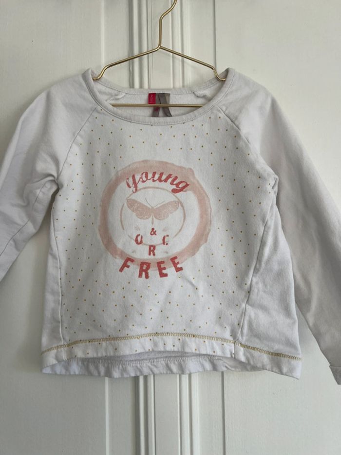 Sweat blanc orchestra 2 ans