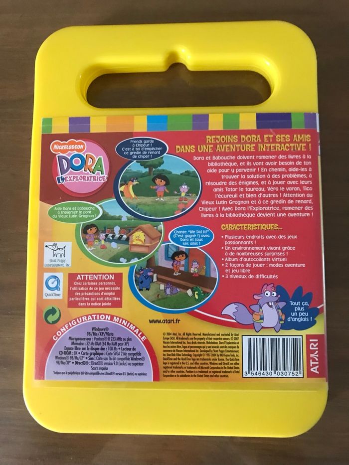 Jeu PC interactif  Dora Les aventures de Sakado ATARI 2 ans - photo numéro 3
