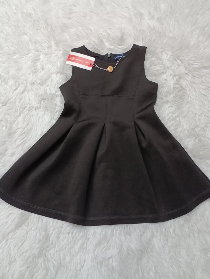 Robe neuve fille 3 ans noir original marines