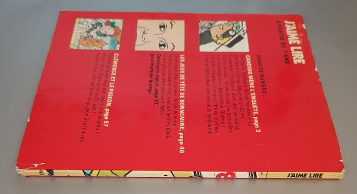 J'aime Lire N° 043 - Candido mène l'enquête (août-80) - photo numéro 4