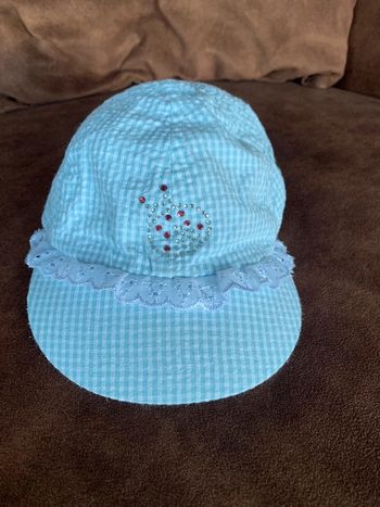 Casquette bébé fille 44 cm