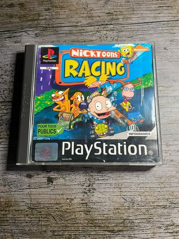 Nicktoons Racing - PS1 Complet Version PAL FR PlayStation Sony