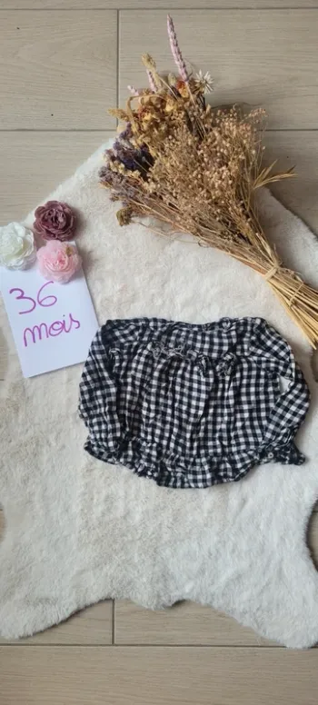 Petite chemise à carreaux