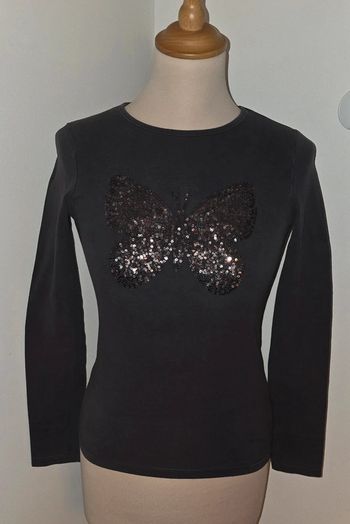 Tee-shirt papillon en sequins Okaidi 12 ans