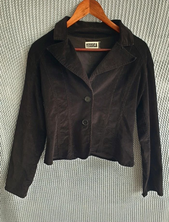 Veste tailleur velours