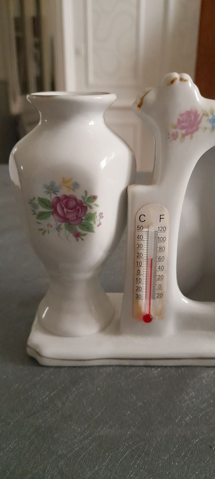 Vase/ cadre photo et thermomètre - photo numéro 2