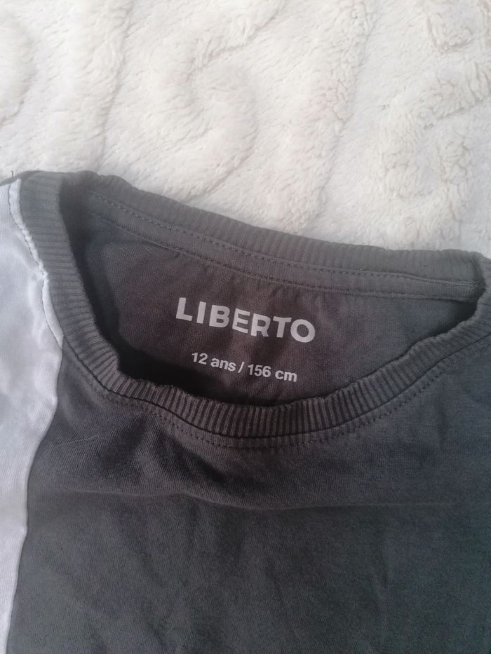 T-shirt Liberto manches longues garçon 12 ans - photo numéro 4