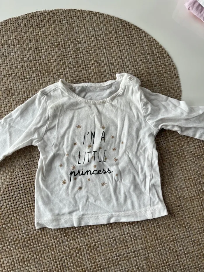 4 tee shirt manches longues 3 mois - photo numéro 5