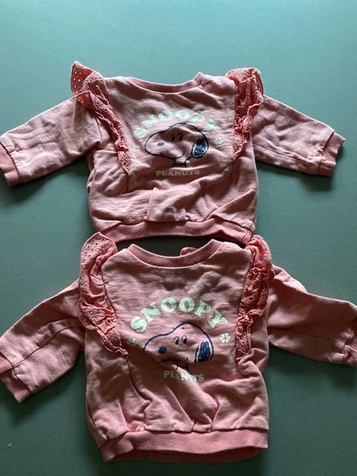 Lot de 2 pull snoopy